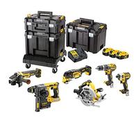 DeWALT Kit DCK685P3T (DCD796 + DCF887 + DCH273 + DCG405 +DCS570 + DCS355 + 3x5,0Ah + DCB115 +TSTAK II + 2xTSTAK VI + base TSTAK)