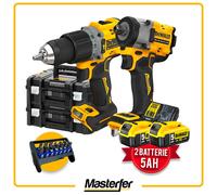 Dewalt DCK922HDP2-IT - Kit utensili a batteria 18V - Trapano DCD805 + Avvitatore