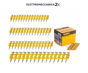 DEWALT DCN8901020 scatola 1005 chiodi per dcn890 serie gialla lunghezza 20mm