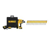 DEWALT DCN890P2-QW Chiodatrice per calcestruzzo senza spazzole XR 18V Li-Ion 5Ah, Nero/Giallo & DCN8901035 Clamp, Bolt & Nail Assortment, Multicolore
