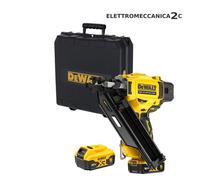 Chiodatrice a batteria DeWALT 18V 2x5Ah, caricabatterie, valigetta DCN930P2
