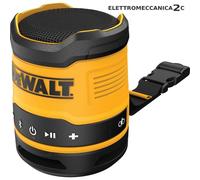 DeWalt DCR009-XJ Altoparlante Bluetooth Batteria 3,7V 5 W USB Type C IP67