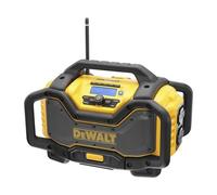 DeWALT DCR027 18V LiIon accu DAB Bouwradio met oplaadfunctie werkt op netstroom accu DCR027