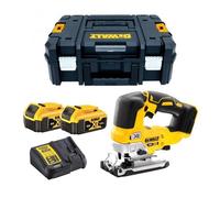Seghetto Alternativo DeWALT DCS334P2T (2 x 5,0 Ah + DCB115 + TSTAK II)