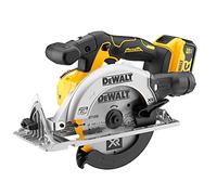 DEWALT DCS565P2 XR - Sega circolare senza spazzole, 18 V, 2 x 5,0 Ah, agli ioni di litio, nero-giallo