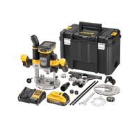 DeWALT Fresa a batteria DCW620H2-QW, 18 V, 5 Ah, fresatrice per scanalature, diametro 36 mm