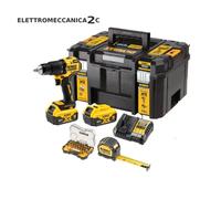 DEWALT DCZ100P2KT-QW kit 18v dcd709p2 2 batterie 5ah dwht36917-0 dt70560t tst...