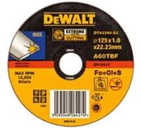 DeWalt, DISCHI PER TAGLIO SU ACCIAIO INOX, CENTRO PIATTO DiametroØ 230mm Spesso 1,9mm