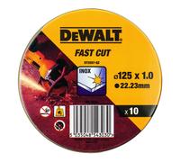 DEWALT Disco da taglio in acciaio inox, piatto 125mmx1,0mm DT3507-QZ Quantità:1