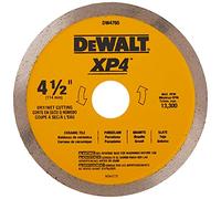 DeWalt Disco diamantato DW4765 piastrelle gres porcellanato bagnato/asciutto 4,5 pollici giallo