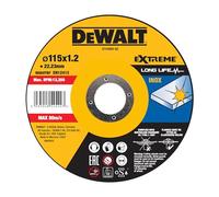 DEWALT DISCO EXTREME TAGLIO ACCIAIO INOX - PIATTO - 115mm 1.2mm - 1 pezzi, DT43903-QZ