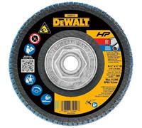 DEWALT Disco lamellare, zirconia, 4-1/2" per 5/8-"-11, grana 80 (DW8313)