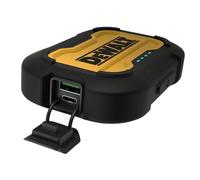 DeWALT Doppia porta di ricarica rapida Powerbank da 10.000 mAh fornita con Kevlar® fornito con cavo rinforzato da tipo C a USB