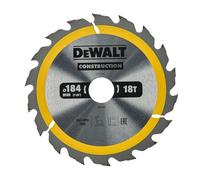 DeWalt, DT1941, QZ, Hoja para construcción 184x30mm 18T (AC)