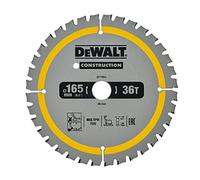 DeWalt Dt1950-Qz Lama Circolare Per Seghe A Batteria, 165 X 20 Mm, 36 Denti