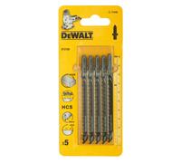 DEWALT Lama per seghetto alternativo HCS Legno <60mmk DT2166-QZ Quantità:5