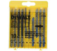 Dewalt DT2294-QZ DT2294-QZ-Conjunto 10 hojas Sierra de calar-Madera, Metal - NUO