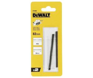 DEWALT DT3905-QZ Lame reversibili per pialla HSS 82 mm., al carburo tg, 2 pz