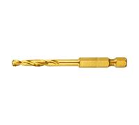 DeWalt DT50000-QZ Punta Titanio per Avvitatore a Impulsi, Attacco 1/4, 3 x 64 x 26 mm, Nero