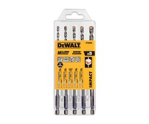 DEWALT DT60099 Estremo Urto Muratura Set Punte Trapano 5 Pezzi DEWDT60099QZ