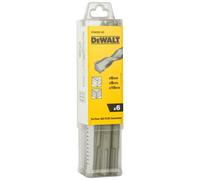 DEWALT DT60302-QZ-Juego de 6 brocas SDS-Plus Ø 6 x2, 8 x2, 10 x2 (160mm)