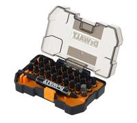 DEWALT DT70900T-QZ - Set McLaren Edition da 32 pezzi: 30 inserti FLEXTORQ da 25 mm con supporto magnetico per inserti a impatto e adattatore da 1/4"