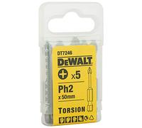 DEWALT DT7246 Torsione Bit PH2 X 50mm (Confezione 5) DEWDT7246QZ