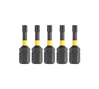 DeWalt, DT7380T, QZ, Puntas Torsión de Impacto 5 x T15