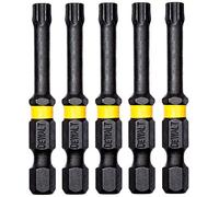 DeWalt, DT7397T, QZ, Puntas Torsión de Impacto 5 x T27