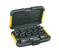 DEWALT Metrico Urto Presa Set 17 Pezzi Singolo Esagono Standard DT7506
