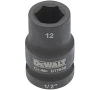 DeWalt DT7530-QZ Impact Socket (Shallow), 12 mm, 1/2