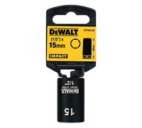 DeWalt DT7533-QZ Impact Socket (Shallow), 15 mm, 1/2