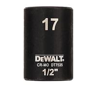 DeWalt DT7535-QZ Impact Socket (Shallow), 17 mm, 1/2