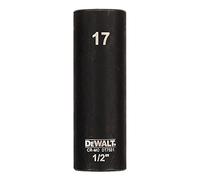DeWalt DT7551-QZ Impact Socket (Deep), 17 mm 1/2