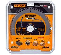 DeWalt DT99564-QZ accessori utensili xr flexvolt - lama circolare xr 190mm x 30mm 60 denti, nero
