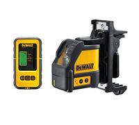 DeWalt DW088KD-XJ Livella laser a croce con ricevitore DE0892, multicolore