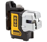 DEWALT DW089CG-XJ - Livella Laser Autolivellante a 2 Linee Trasversali (Linea Orizzontale e Verticale + Laterale Verticale) - VERDE