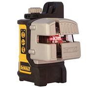 DEWALT DW089K-XJ, Laser multilinee che proietta due linee a croce ed una linea a 90° rispetto alla croce, per creare squadri e messe a piombo. Portata: senza ricevitore 15 metri; con rivevitore 50 metri. Precisione +/- 3mm a 10 M. Mantiene la precisione anche con cadute da 90 cm. DOTAZIONE: 4 batterie tipo AA, supporto magnetico da parete, valigetta.