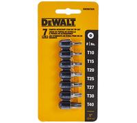 Dewalt DW2067SCR - Set di punte Torx, 7 pezzi, colore: Argento