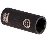 DeWalt DW2290 - Bussola profonda a percussione, 3/8", 1 pezzo, colore: Nero