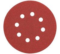 DeWalt DW4314 12,7 cm 8 hole 220 Grit Hook and loop random Orbit Sandpaper (25-pack)