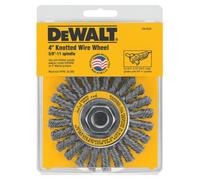 DeWalt DW4930 10,2 cm by 5/8-inch-11 Full cable Twist Wire Wheel/Carbon Steel .020-inch