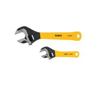 DEWALT DWHT75497 - Set di 2 chiavi regolabili con impugnatura dip, colore: giallo