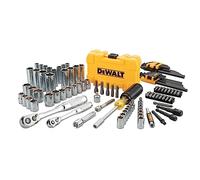 DeWalt DWMT73801-1, Set di Attrezzi da Meccanico, 108 Pezzi, incl. Cricchetto, Chiavi a Bussola, Punte, Chiave Esagonale, 100% Acciaio Forgiato Altamente Resistente, in Valigetta