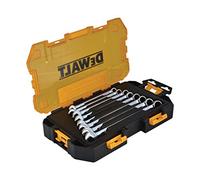 DEWALT DWMT73809, Cassetta Rigida per Attrezzi, Set de Chiavi Inglesi, 8 Pezzi
