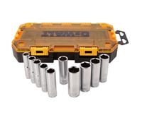 DEWALT DWMT73815 Set di prese lunghe profonde da 1/2" 10 pezzi