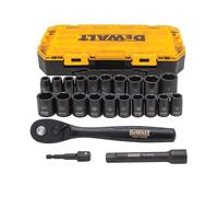 DEWALT DWMT74739 - Set di chiavi a bussola combinate da 1/2", 23 pezzi