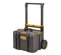 DEWALT DWST83295-1 - VASCA CON RUOTE - Schiuma strutturale di polipropilene espanso, Speciale disegn dell’apertura del coperchio con maniglia mobile per garantire il massimo volume di stoccaggio