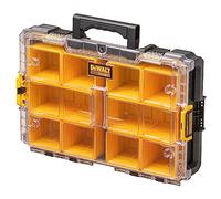 DEWALT DWST83394-1 - TOUGHSYSTEM 2.0 ORGANISER con coperchio trasparente. Chiusure intuitive, facili da usare e che fanno risparmiare tempo per collegare i moduli insieme