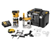Fresatrice DeWALT DCW604P2T (2 x 5,0 Ah + DCB115 + TSTAK VI)
